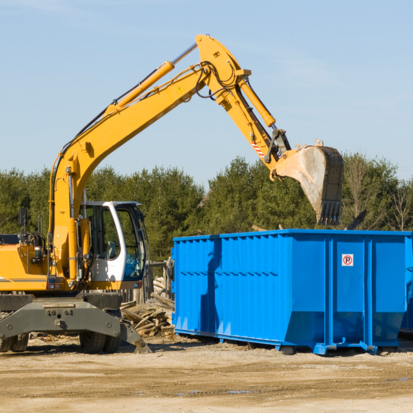 are there any restrictions on where a residential dumpster can be placed in Winnsboro Texas